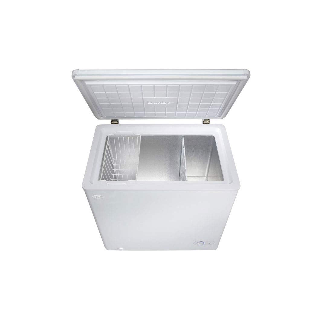 Danby 5.5 Cubic Feet Chest Freezer with Energy Efficient Foam Insulated Cabinet and Lid Danby 5.5 Cubic Feet Chest Freezer with Energy Efficient Foam Insulated Cabinet and Lid