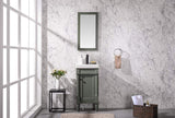 Legion Furniture 18-inch Pewter Green Sink Vanity