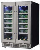 Danby DWC047D1BSSPR Napa 24" French Door Dual-Zone Wine Cooler