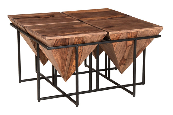 Square Pyramid Cocktail Table