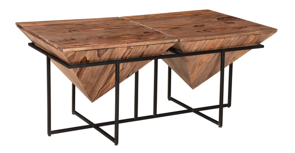 Rectangular Pyramid Cocktail Table