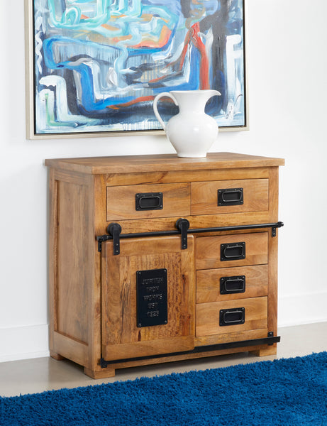 One Door Five Drawer Cabinet