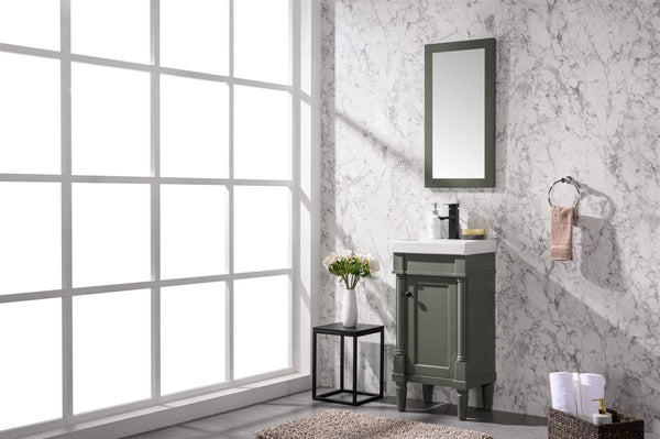 Legion Furniture 18-inch Pewter Green Sink Vanity