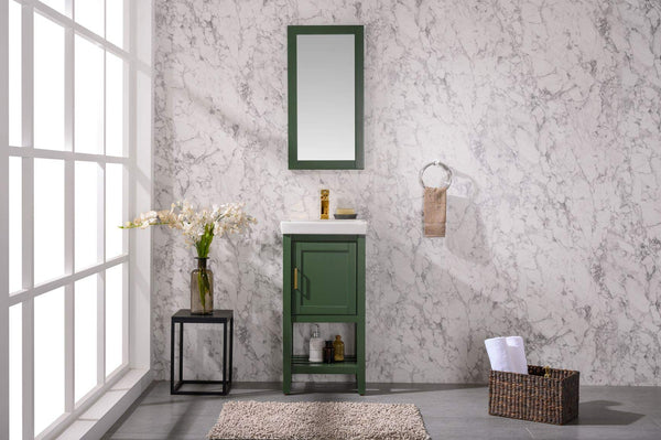 Legion Furniture 18-inch Pewter Green Sink Vanity