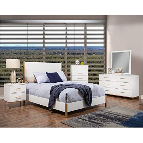 Alpine Furniture Madelyn Two Drawer Nightstand