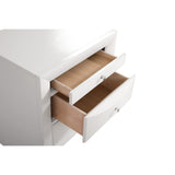 Glory Furniture Marilla 3 Drawer Nightstand in White
