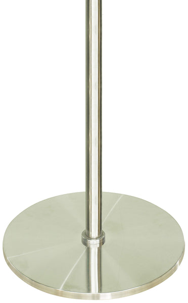 Hanover Silver Stainless Steel Adjustable Pole for Heat Lamps with Weighted Base | Extendable up to 80-Inches | Sturdy Portable Outdoor Stand for Infrared Heat Lamps | HAN1071ST-SLV