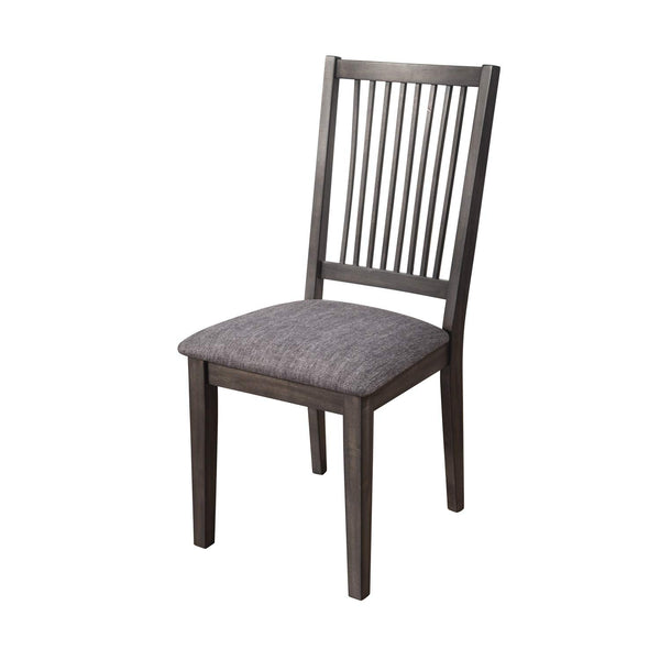 Alpine Furniture Lennox Set of 2 Side Chairs in Dark Tobacco (Brown)