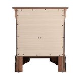 Glory Furniture Lewis 2-Drawer Wood Nightstand Cappuccino Cappuccino Finish, Stained