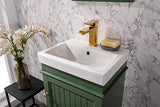 Legion Furniture 18-inch Vogue Green Sink Vanity