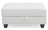 Glory Furniture G307-O Storage Ottoman, White