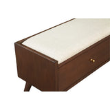 Alpine Furniture Flynn Bench in Walnut