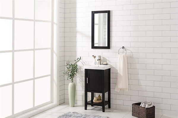 Legion Furniture 18-inch Espresso Sink Vanity