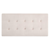 Glory Furniture Derek Velvet Ottoman in Beige