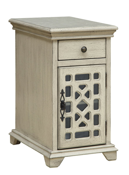 One Drawer One Door Chairside Cabinet
