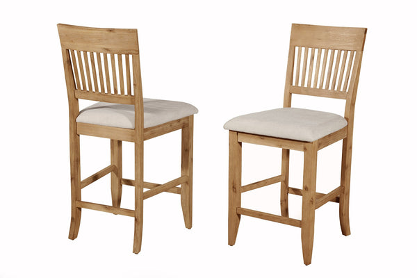 Alpine Furniture Aspen Counter Height Pub Chair (Set of 2)