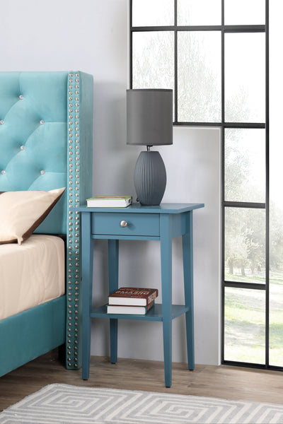 Glory Furniture Dalton G050-N Nightstand , Teal
