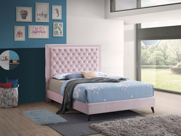 Glory Furniture Alba G0606-KB-UP KING BED , PINK