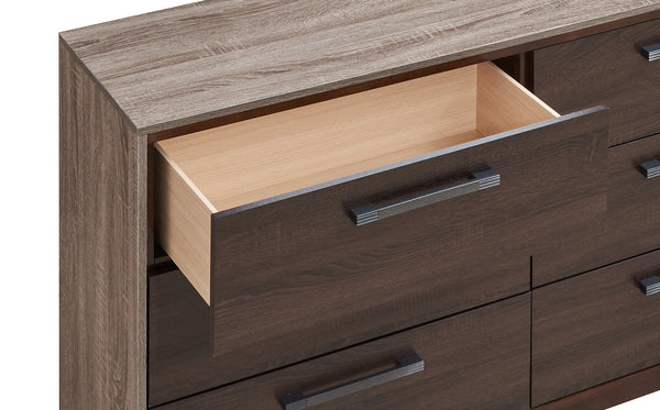 Glory Furniture Magnolia G1400-D Dresser , Gray/Brown