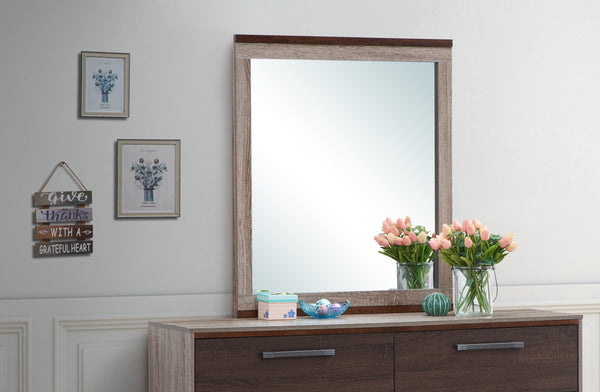Glory Furniture Magnolia G1400-M Mirror , Gray/Brown