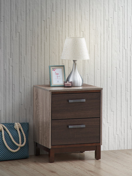 Glory Furniture Magnolia G1400-N Nightstand , Gray/Brown