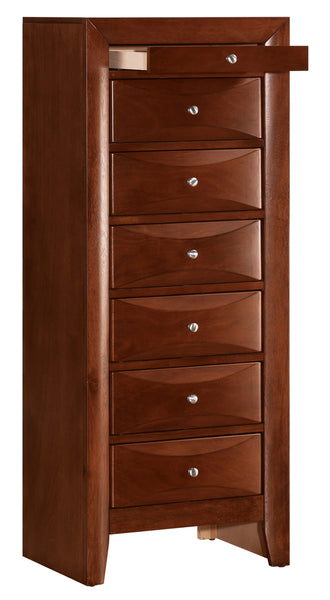 Glory Furniture Marilla G1550-LC 7 Drawer Lingerie Chest , Cherry