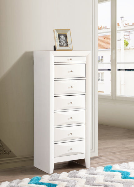 Glory Furniture Marilla G1570-LC 7 Drawer Lingerie Chest , White