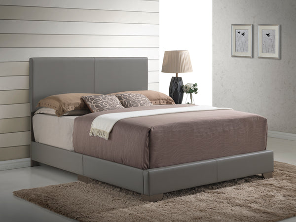 Glory Furniture Aaron G1805-FB-UP Full Bed , LIGHT GREY