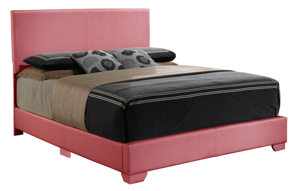 Glory Furniture Aaron G1880-FB-UP Full Bed , PINK