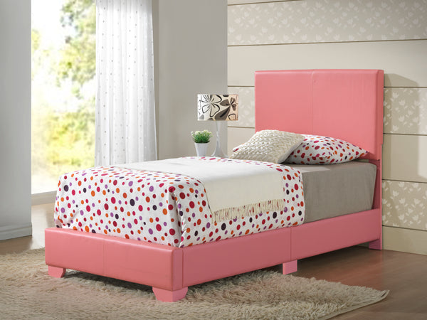 Glory Furniture Aaron G1880-TB-UP Twin Bed , PINK
