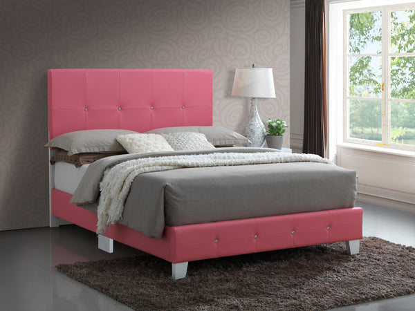 Glory Furniture Rose G2617-FB-UP Full Size Bed , PINK