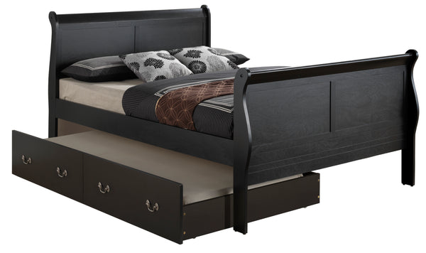 Glory Furniture Louis Phillipe G3150G-FTB Full Trundle Bed , Black