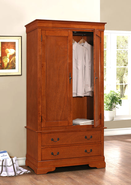 Glory Furniture Louis Phillipe G3160-A Armoire , Oak