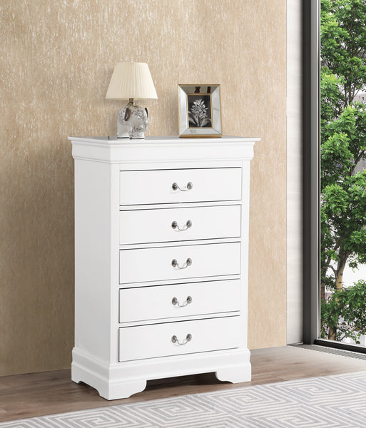Glory Furniture Louis Phillipe G3190-CH Chest , White