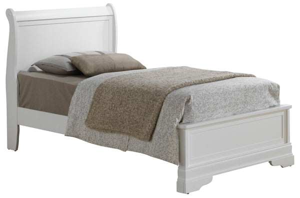 Glory Furniture Louis Phillipe G3190E-TB3 Twin Bed , White