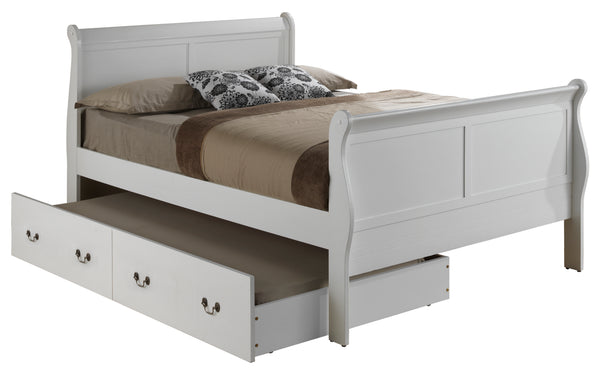 Glory Furniture Louis Phillipe G3190G-FTB Full Trundle Bed , White