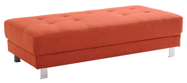 Glory Furniture Riveredge G444-O Milan Ottoman , ORANGE