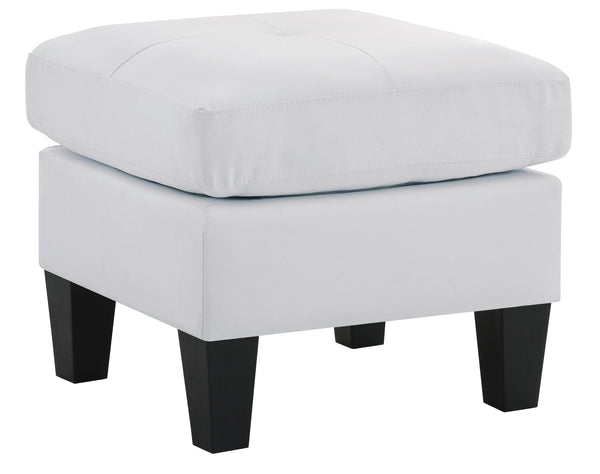 Glory Furniture Newbury G460-O Ottoman , WHITE