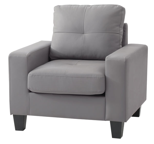 Glory Furniture Newbury G461A-C Newbury Club Chair , GRAY
