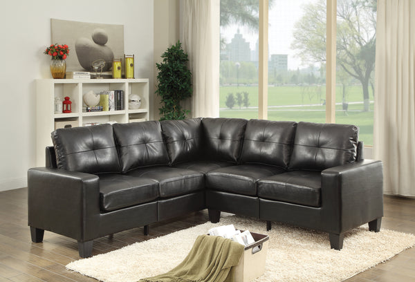 Glory Furniture Newbury G463B-SC SectionalÊÊ , BLACK
