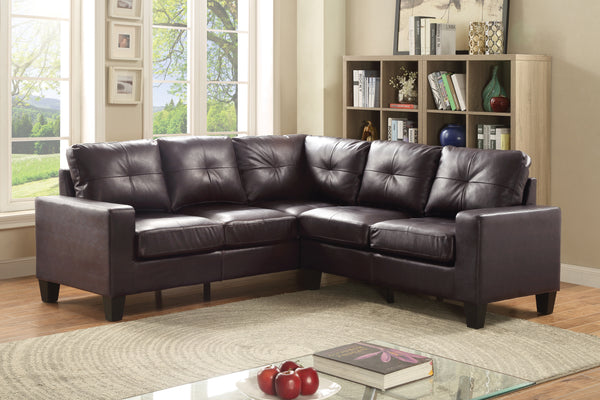 Glory Furniture Newbury G464B-SC SectionalÊÊ , DARK BROWN