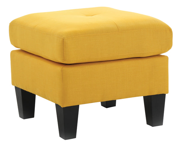 Glory Furniture Newbury G470-O Ottoman , YELLOW