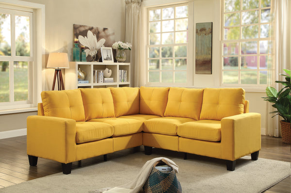 Glory Furniture Newbury G470B-SC SectionalÃŠÃŠ , YELLOW