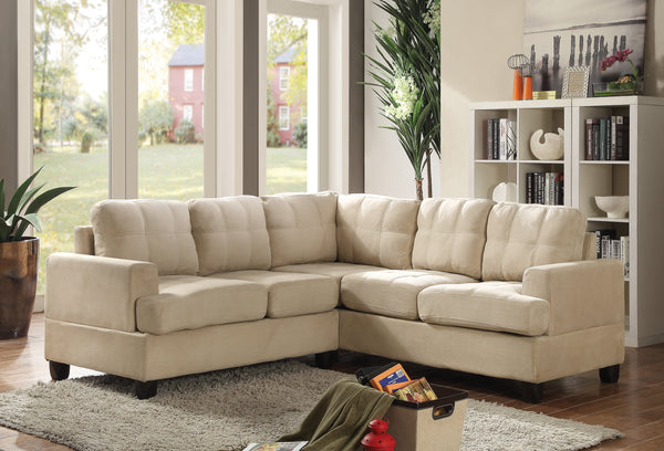 Glory Furniture Sandridge G511B-SC Sectional , VANILLA