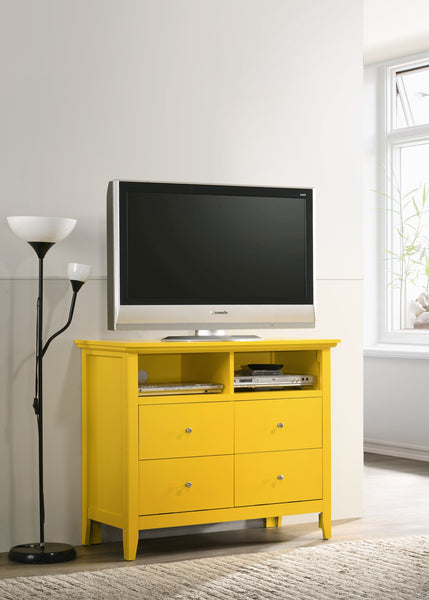 Glory Furniture Hammond G5402-TV Media Chest , Yellow