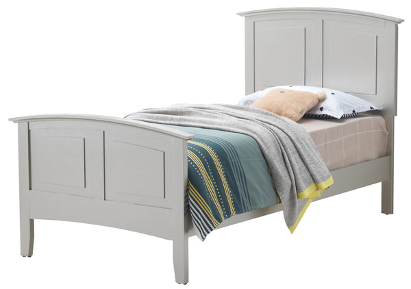 Glory Furniture Hammond G5403A-TB Twin Bed ( 2 Boxes) , Silver Champagne