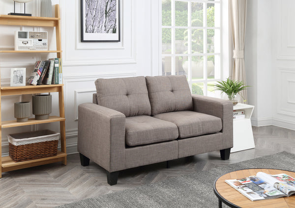 Glory Furniture Newbury G579A-L Newbury Modular Loveseat , GRAY