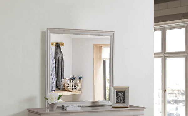Glory Furniture Lorana G6500-M Mirror , Silver Champagne