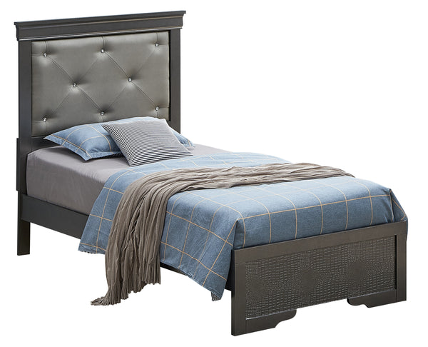 Glory Furniture Lorana G6502B-TB2 Twin Bed , Metalic Black