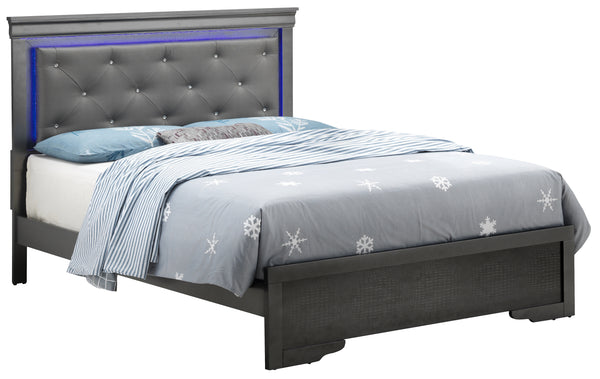 Glory Furniture Lorana G6502C-QB3 Queen Bed , Metalic Black